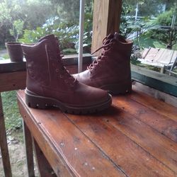 MENS COACH CITY TREAD LEATHER BOOTS 