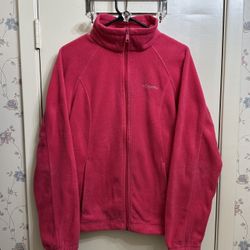 Womens Columbia Fleece Full Zip Jacket Size Large