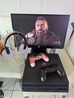 PS4 PRO JAILBREAK CON HEATSET WIRELESS + 2 MANDOS Y MONITOR