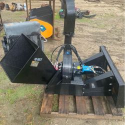 NEW Skid Steer Wood Chipper Mulcher Bobcat Case CAT Up to 4" Standard Flow 