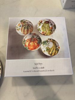 Fall Harvest Salad Plates Pier 1 Imports Set of 4