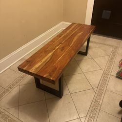 Wood Bench