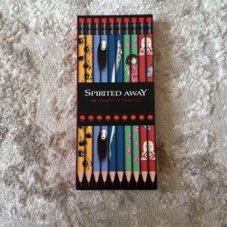 Spirited Away Graphite Drawing Pencils