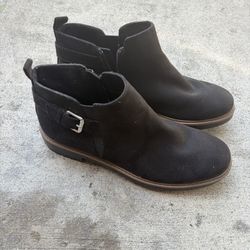 Esprit Black Suede Ankle Boots – Women’s Size 7.5