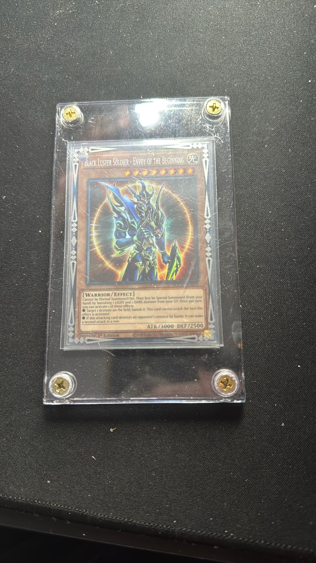 YUGIOH BLACK LUSTER SOLDIER ENVOY OF THE BEGINNING CR