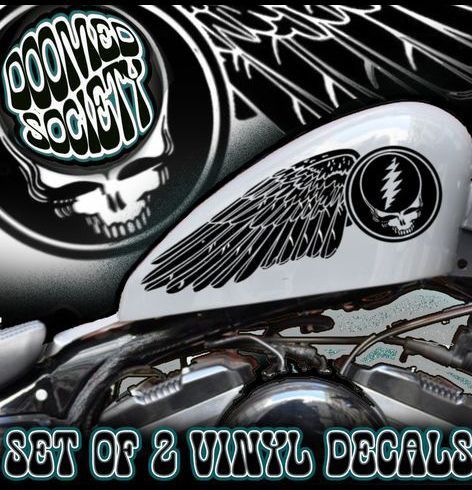 Motorcycle Tank Decal Grateful Dead Harley Davidson