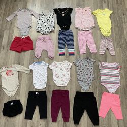 A Lot Of Baby Girl Clothes