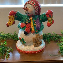 Santa Snowman -Original Packaging - San Francisco Music Box &Gifts Co.  