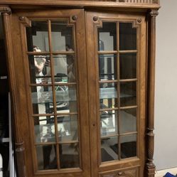 Reduced Wooden Antique Cabinet 