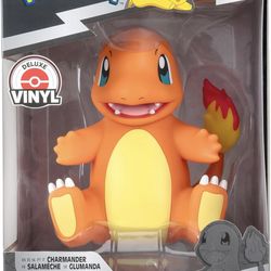 Pokemon Charmander Deluxe Select Vinyl Figure - 8-Inch Figure Made from Vinyl