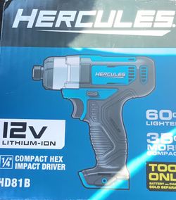 Hercules 12v 1/4"