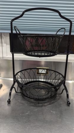 2 Tier Fruit and Vegetables Basket (Removable)