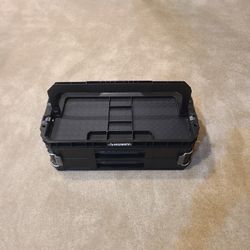 Husky 22in Connect Stackable Portable 2 Drawer 13 Compartment Small Tools and Parts Organizer