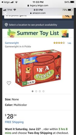 In a pickle
