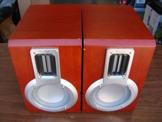 Philips Ribbon Tweeter Technology Speakers MCD702 Rosewood

