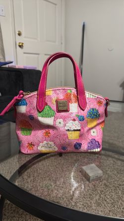 Dooney & Bourke pink cupcake print