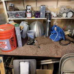 Marble Top Table with Metal Legs 