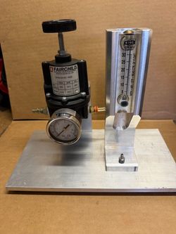 Air Pressure Test Fixture with Regulator