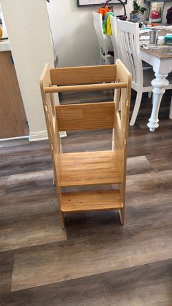 Wooden Toddler Tower