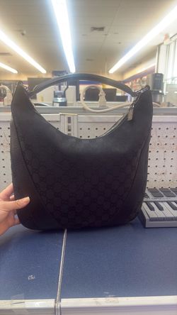Gucci GG Canvas Hobo Bag Black
