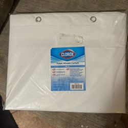 NEW CLOROX 2 In 1 Shower Curtin/liner