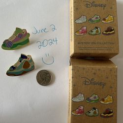 Disney Blind Box Sneaker Pins Jasmine And Ariel