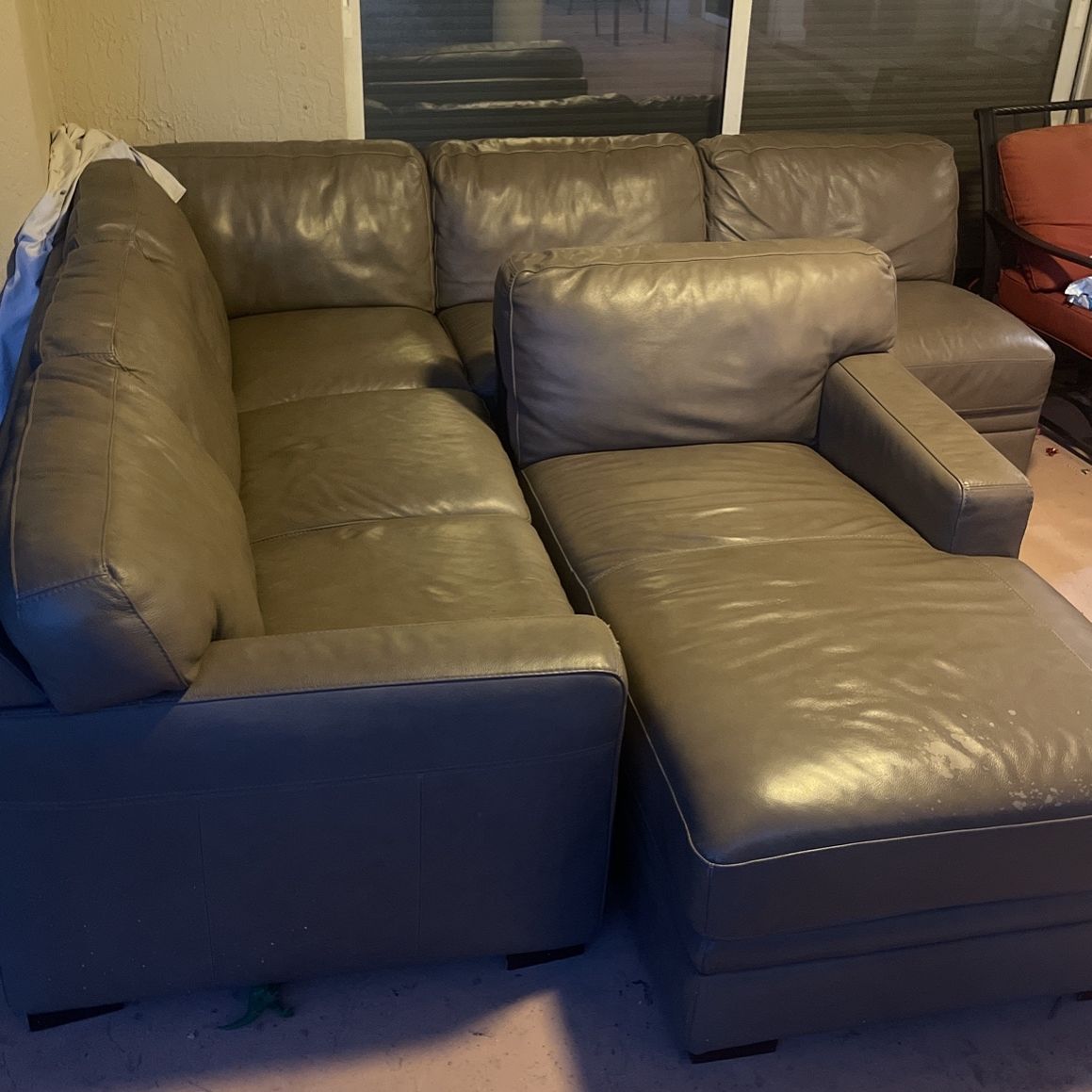 Free Couch Nice Sectional, If Picked Up Tonight, As Is