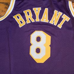 Purple lakers Kobe Bryant Mitchell and Ness Jersey