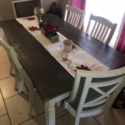 Dining Table , 5 Chairs