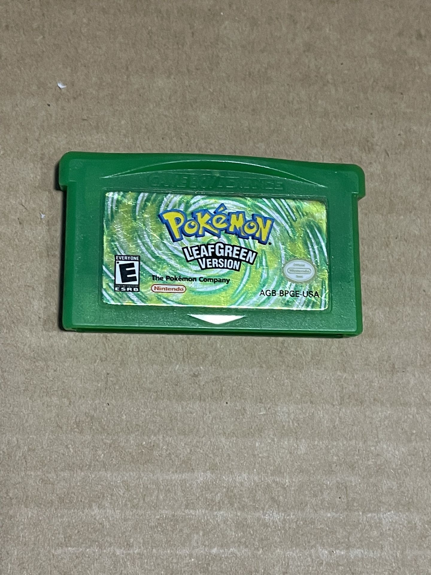 Pokémon Leaf Green GBA Authentic Game Cart Nintendo