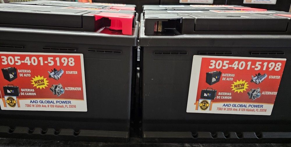 New battery from Group-48 with 850CA, 2-year warranty 