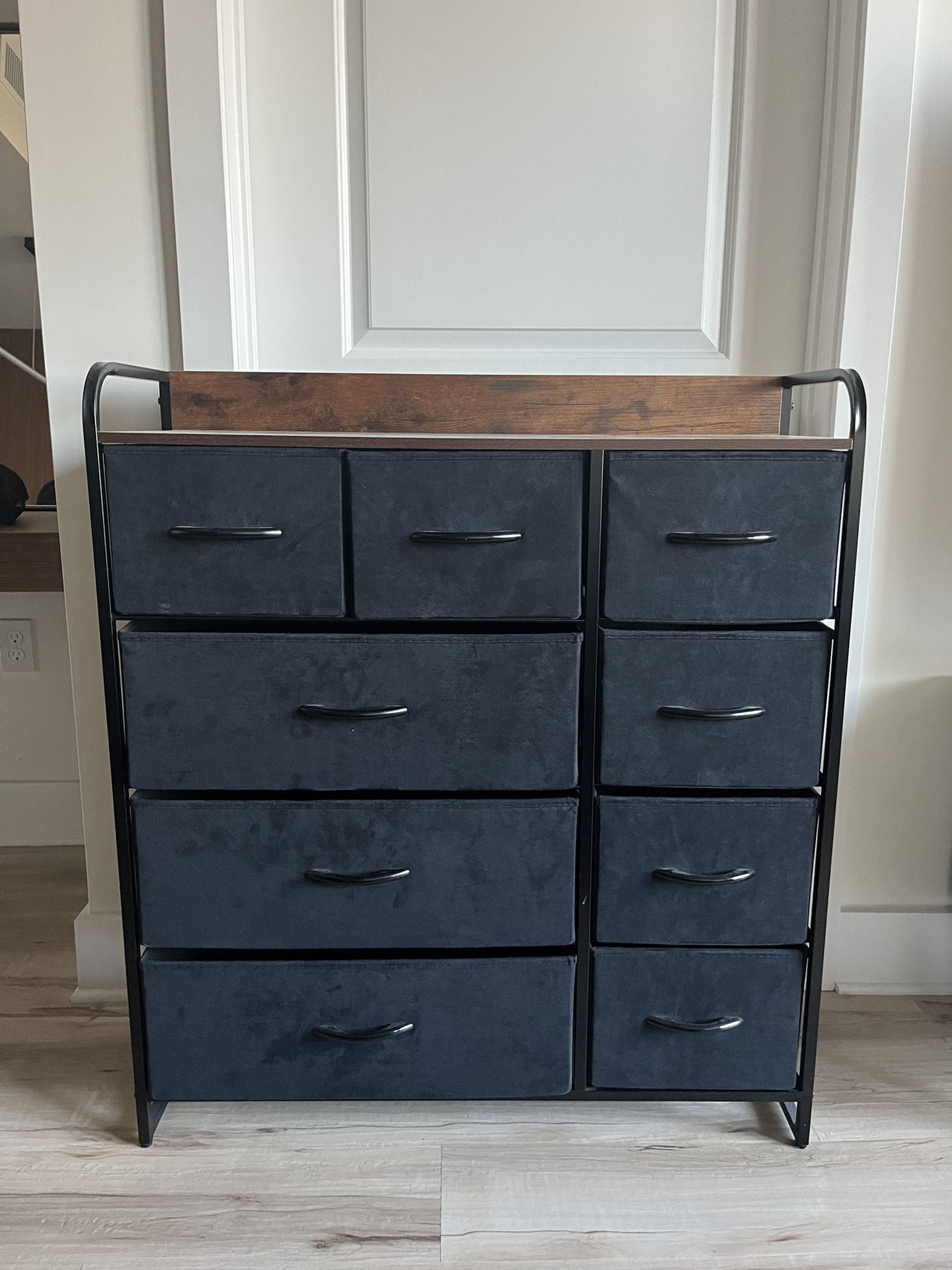 Black Fabric Dresser