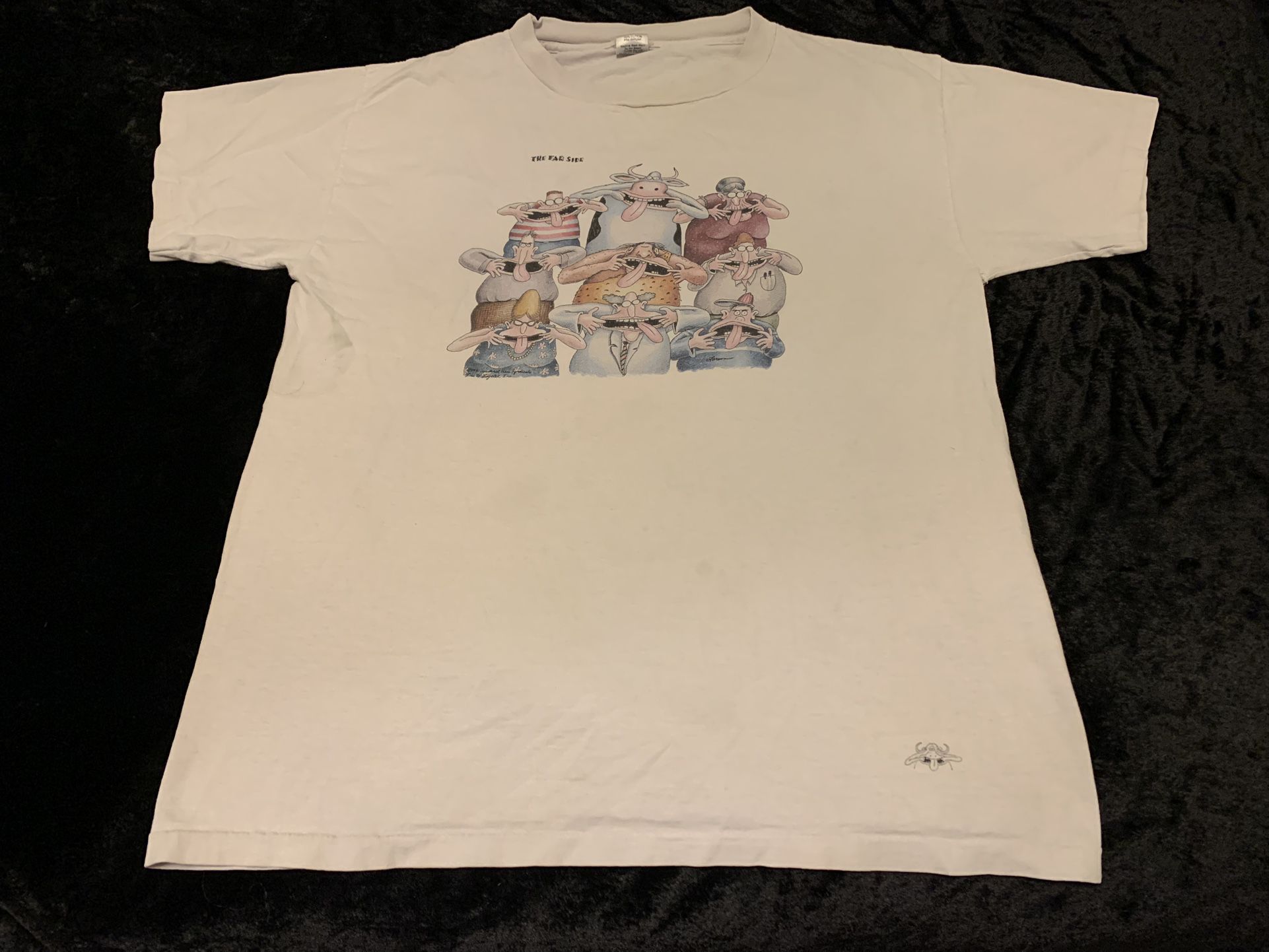 Mens XL Vintage 1991 The Far Side Comics Tshirt