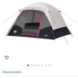 Core 6 Person Lighted Dome Tent, New Factory Sealed Box !!!Retails $192.3