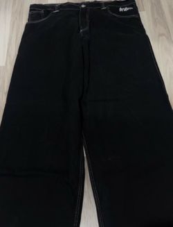 Black Bruised extra wide leg denim jeans