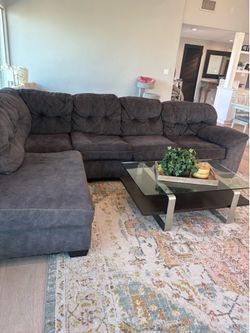 Couch and coffee table