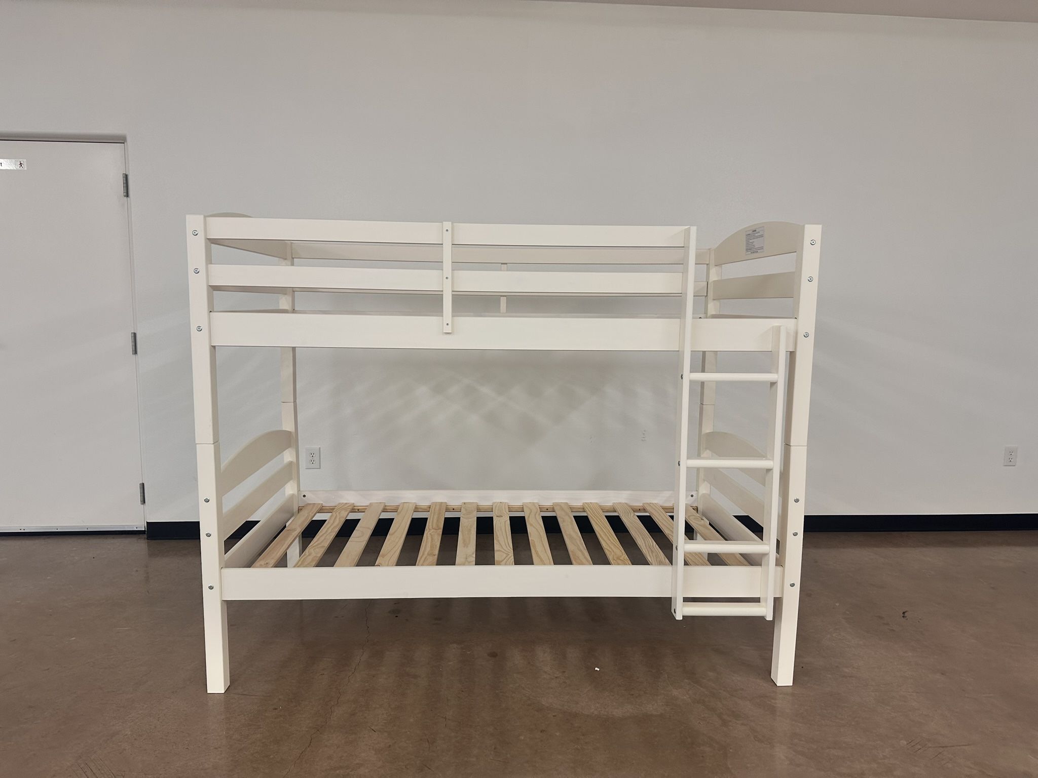 Transitional Twin-Over-Twin Bunk Bed Frame, Twin Size