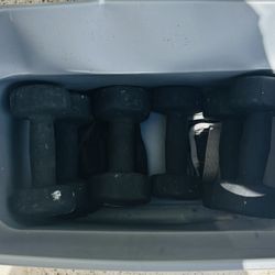 Juego De Pesas! 6 Piezas - 15Lbs - 12 - 10 $37