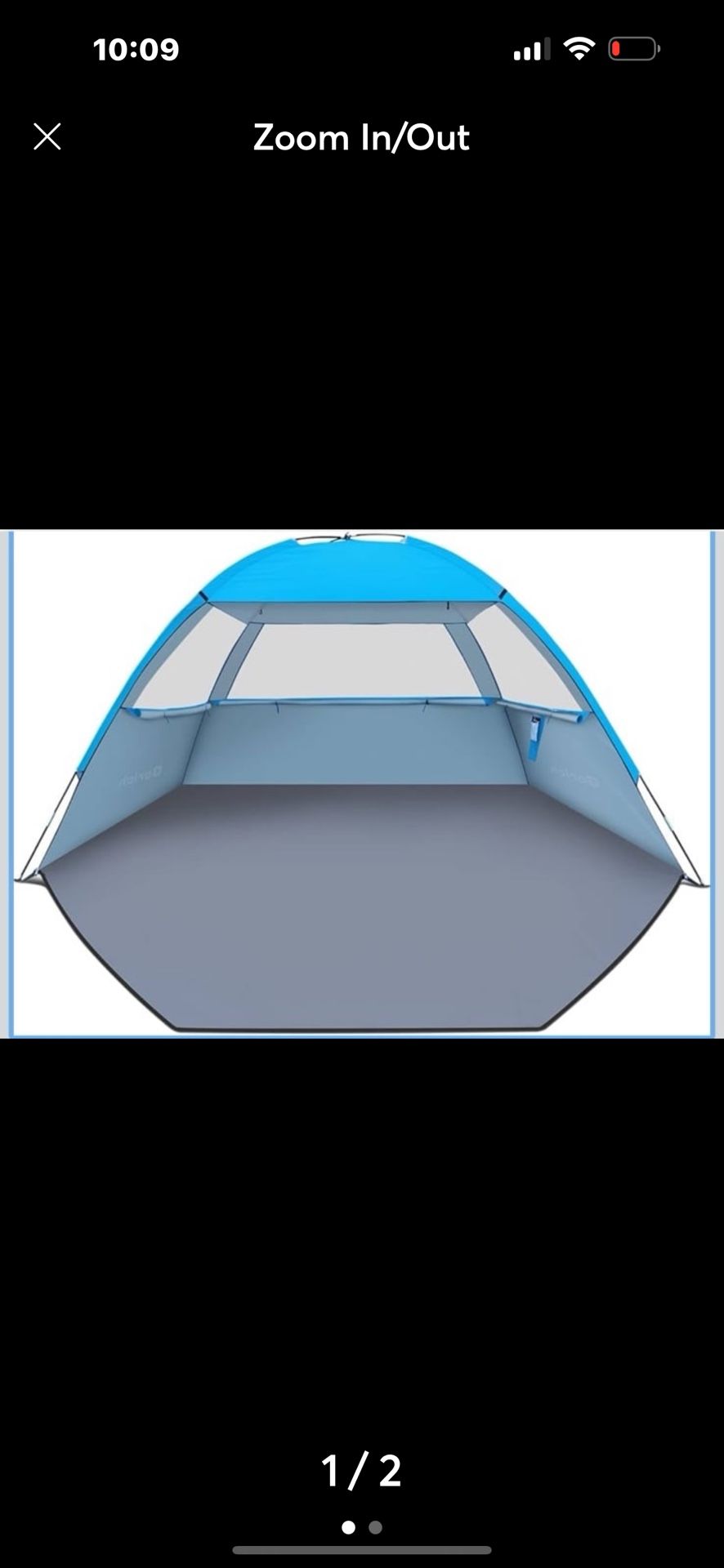 Gorich Beach Tent Sun Shelter for 6-7 Person with UPF 50+