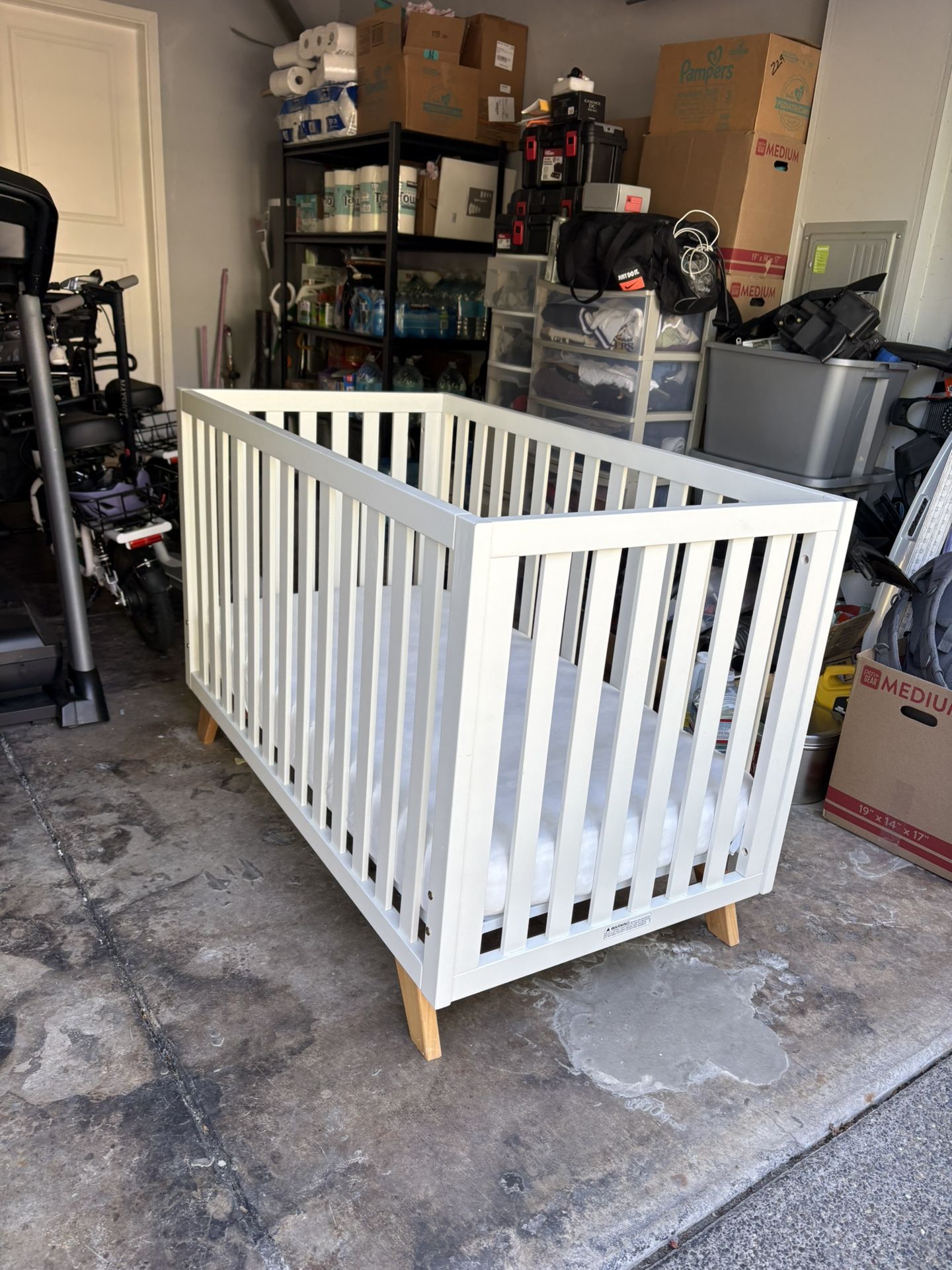 Baby Crib And Mattress