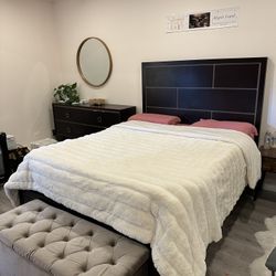 Queen Bed Frame And Dresser 