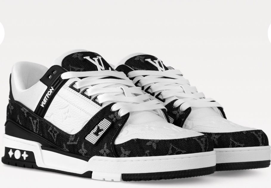 black louis vuitton sneakers