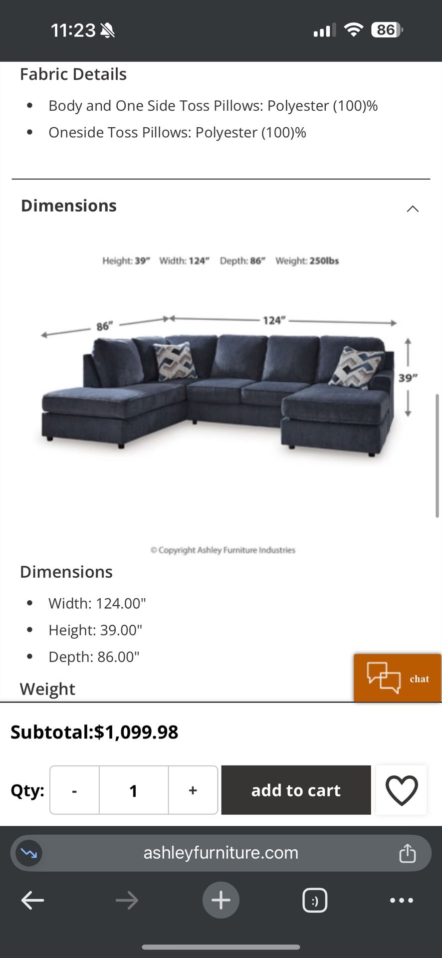 Newly Purchased Sectional