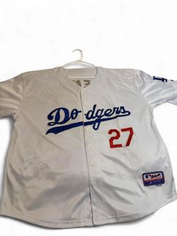 LA Dodgers #27 Majestic MLB Jersey Size 54