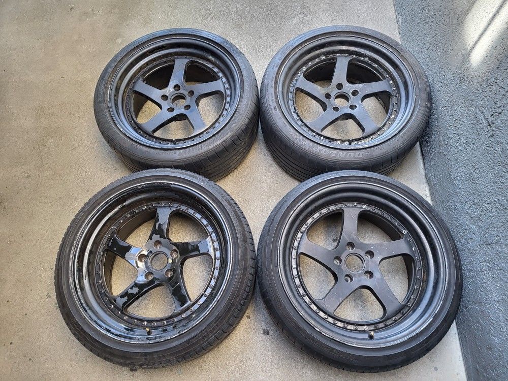 19 Inch Zedd SL5 Blade Rims Wheels 5 Lug 5x114.3
