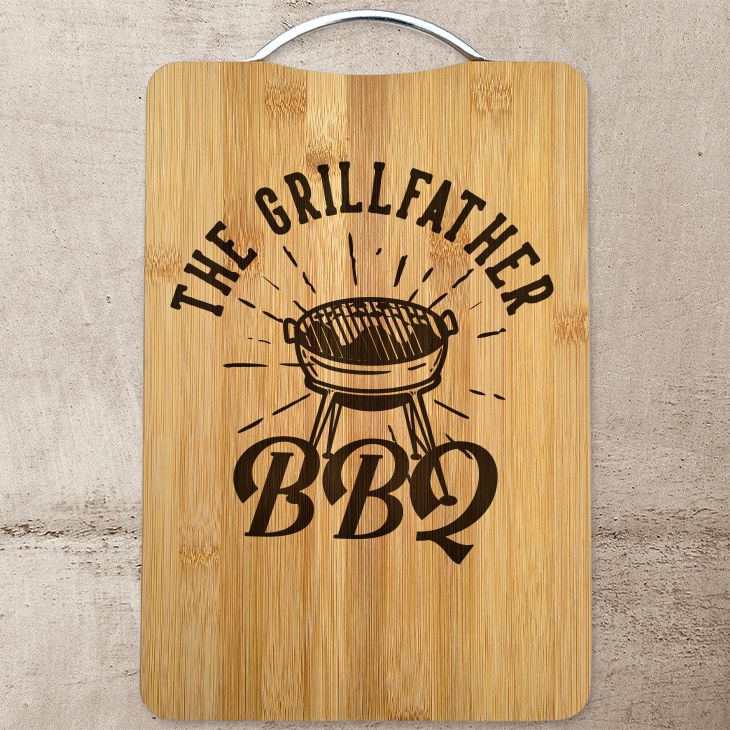 The Grill Father Laser Engraved Cutting Board