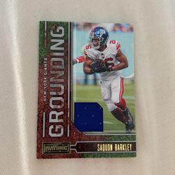 Saquon Barkley Patch Card 2022