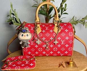 Louis Vuitton Speedy Bag Brand New Duffle Bag with Box and Dust cover with accessories
