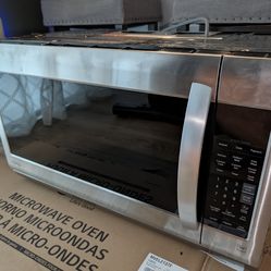 LG 2.2-cu ft Over-the-Range Microwave – For Parts or Repair