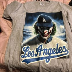 Joker Dodger Shirt Size XL To Big For Me